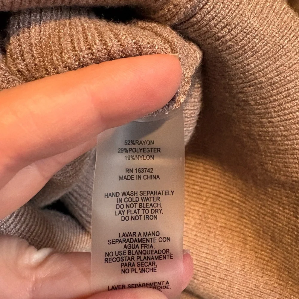 Nordstrom Sioni Milano Brown Cardigan